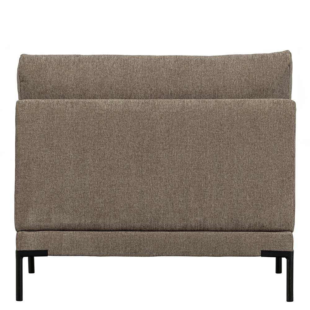 1-Sitzer Couchmodul in Taupe Stoff - Birte