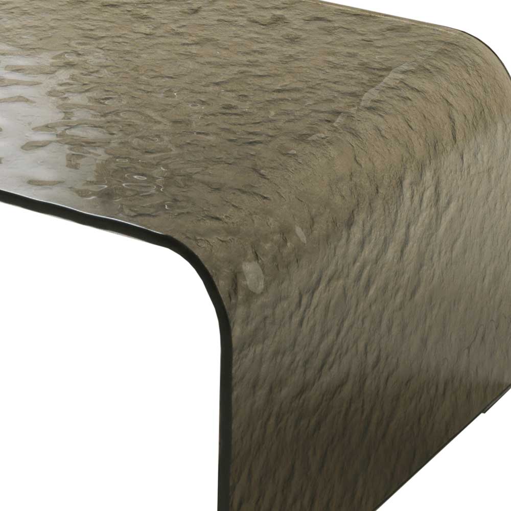 Design Couchtisch aus Strukturglas - Jula
