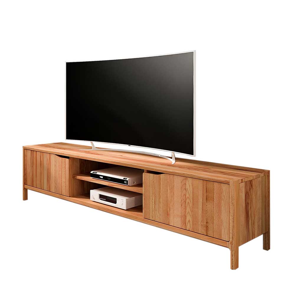 TV Lowboard aus Kernbuche Massivholz - Lana