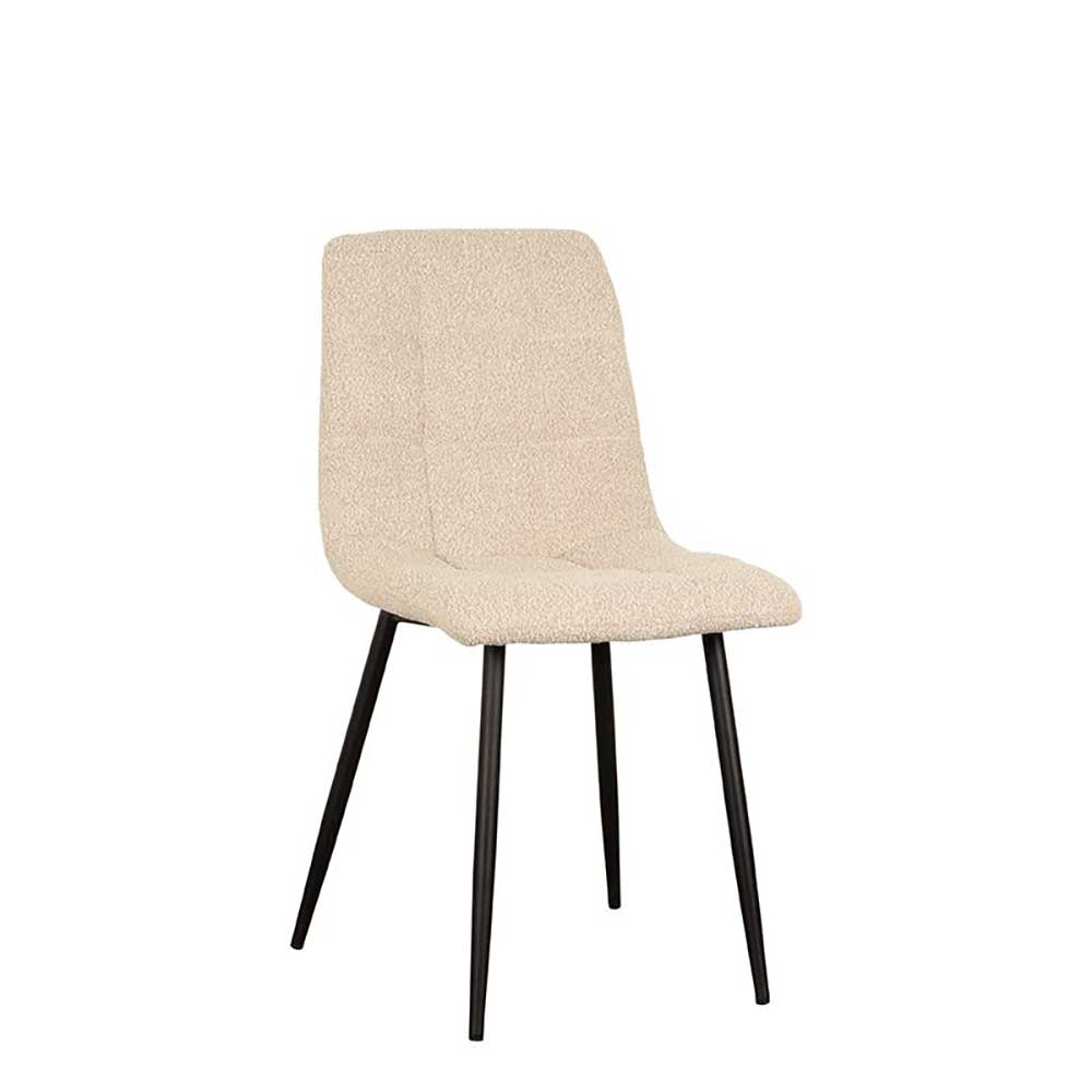Skandi Style Stuhl in Beige und Schwarz - Susan