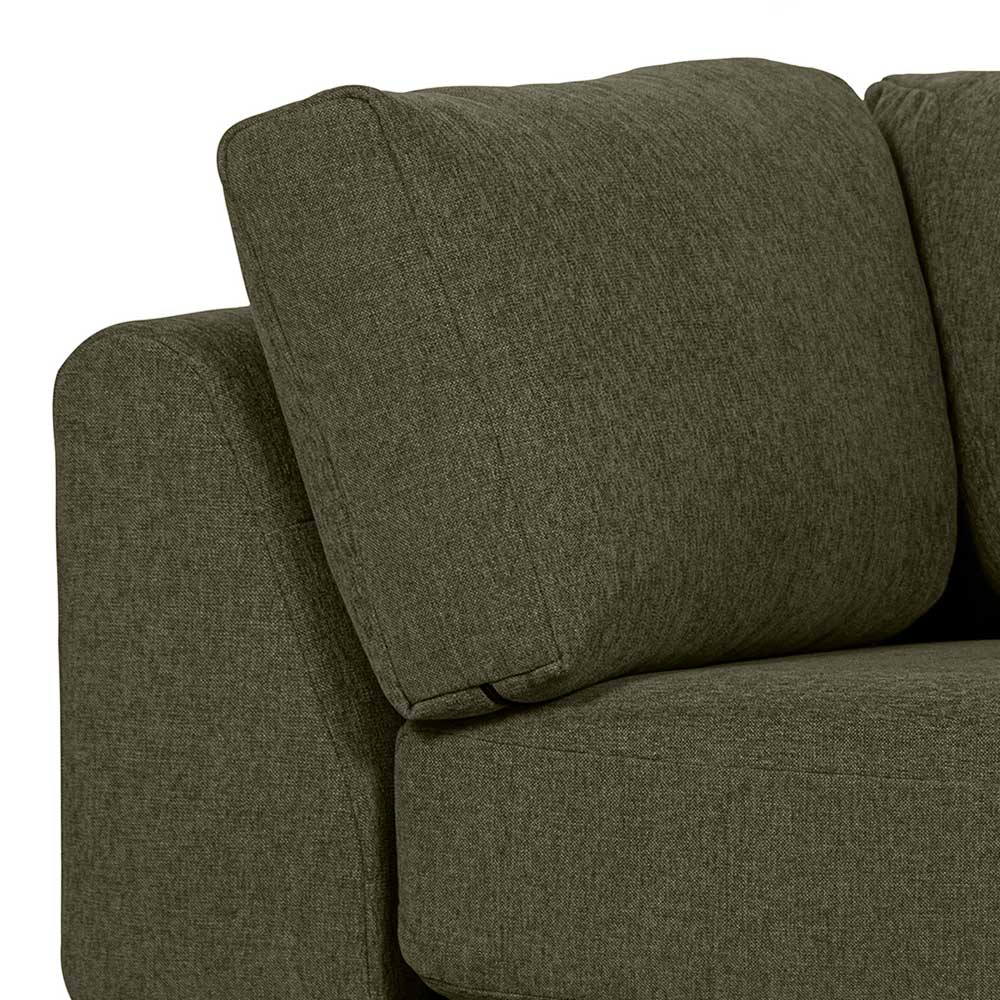 Modulcouch Lounge Element in Dunkelgrün - Arraggo
