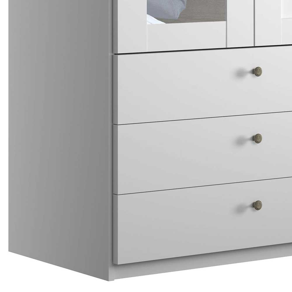 1m Kleiderschrank 2-türig & 3 Schubladen - Flinn
