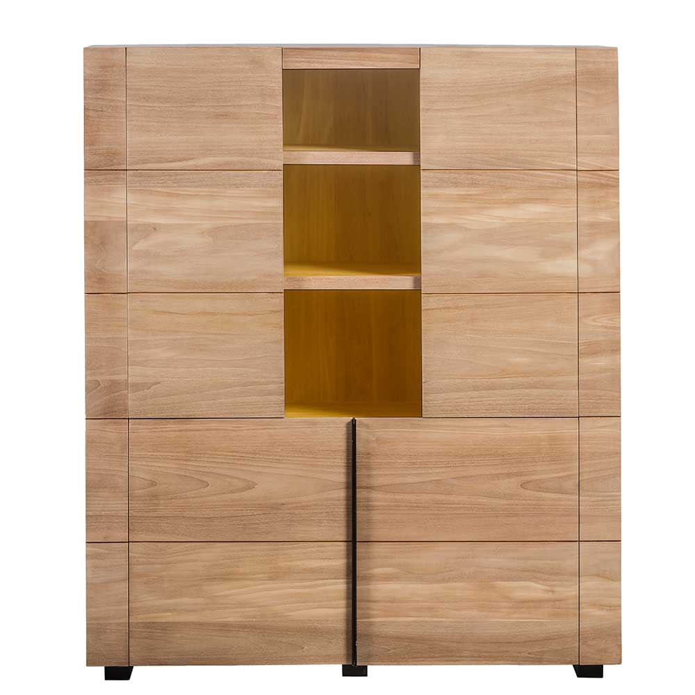 126x150x48 Wohnzimmer Schrank aus Teak - Nekella
