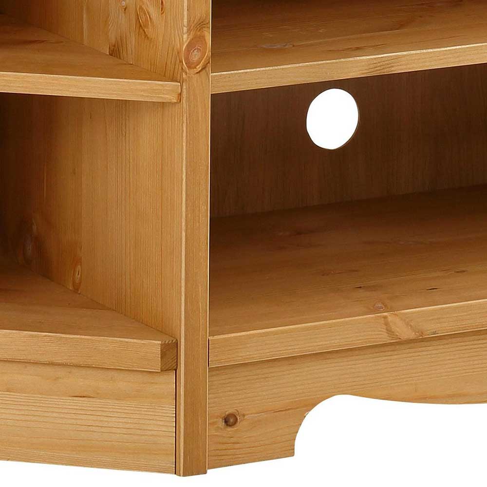 Kiefernholz TV Board für Ecke - Vanpos