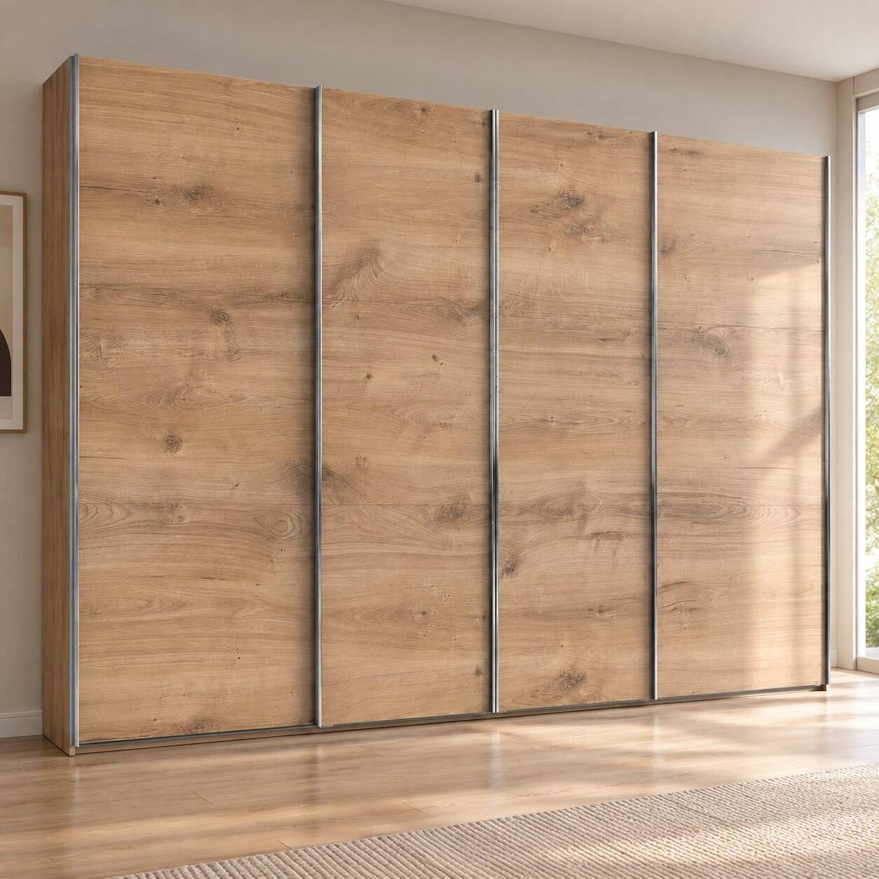 Großer Schwebetürenschrank inklusive Selbsteinzug - Dagidoyo