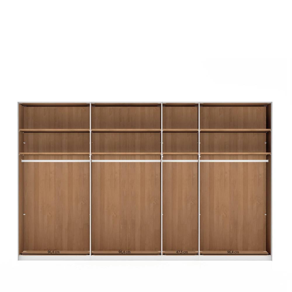 Schlafzimmer-Kleiderschrank mit sieben Türen - Yanicas