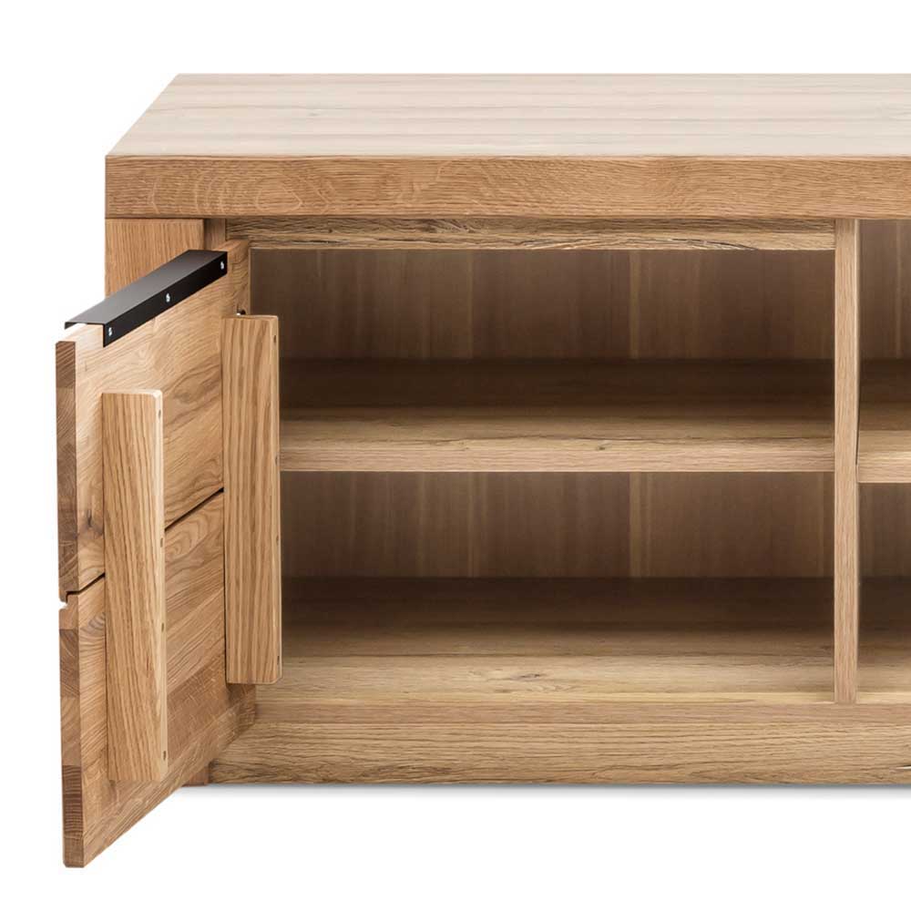 Wohnzimmer Anbauwand teilmassiv - Nelenia (vierteilig)