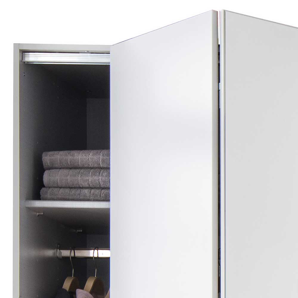 Schlafzimmerkleiderschrank mit Dreh- und Falttüren - Dastrata