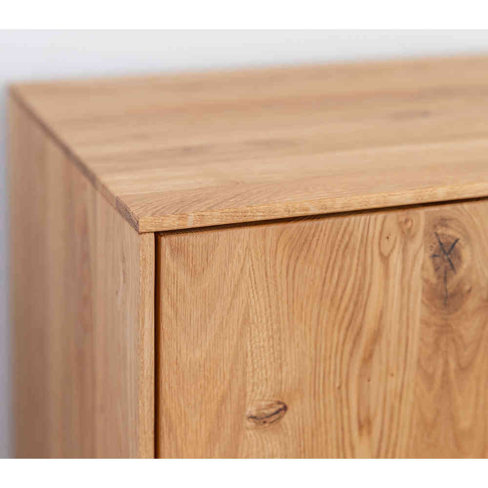 Massiver TV Unterschrank mit LED Licht - Cocondar