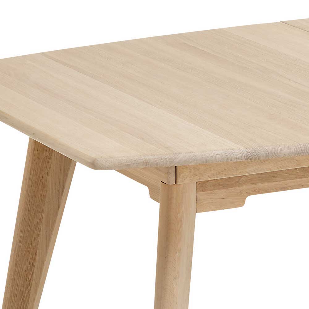 Bootform Ausziehtisch in Eiche Bianco - Vangus