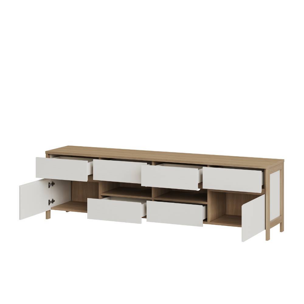 Wohnzimmer-Wohnwand Set - Ovidio (vierteilig)