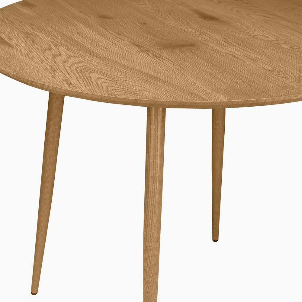 Runde Essgruppe mit Schalenstühlen - Fabiola (fünfteilig)