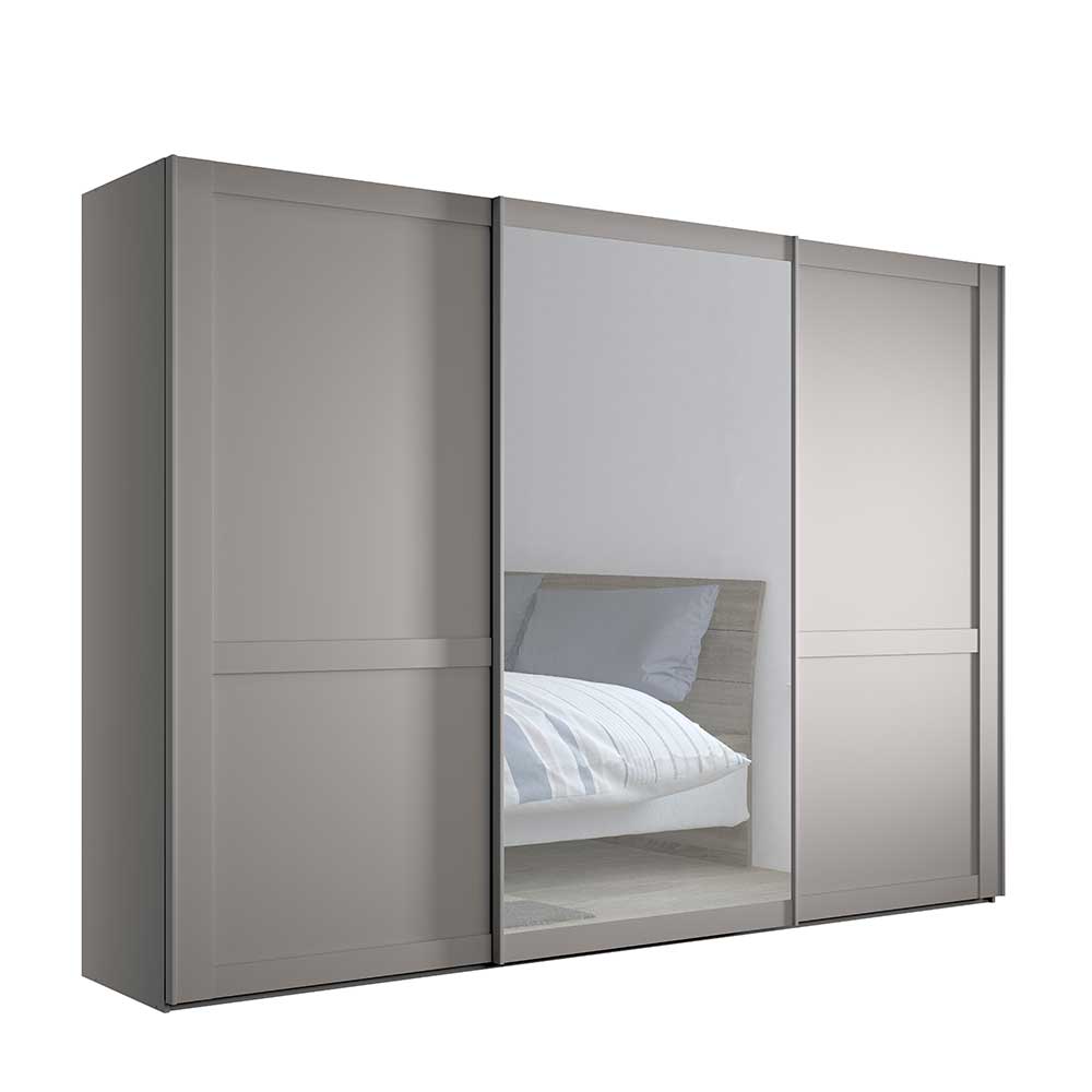 Schwebetürenschrank in Hellgrau - Ridonna