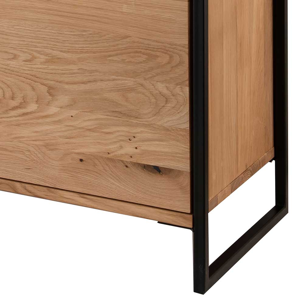 Industrial Sideboard aus Wildeiche Massivholz - Manarola