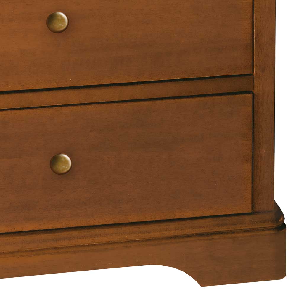 Kommode im klassischen Design in Nussbaum - Lemerzi