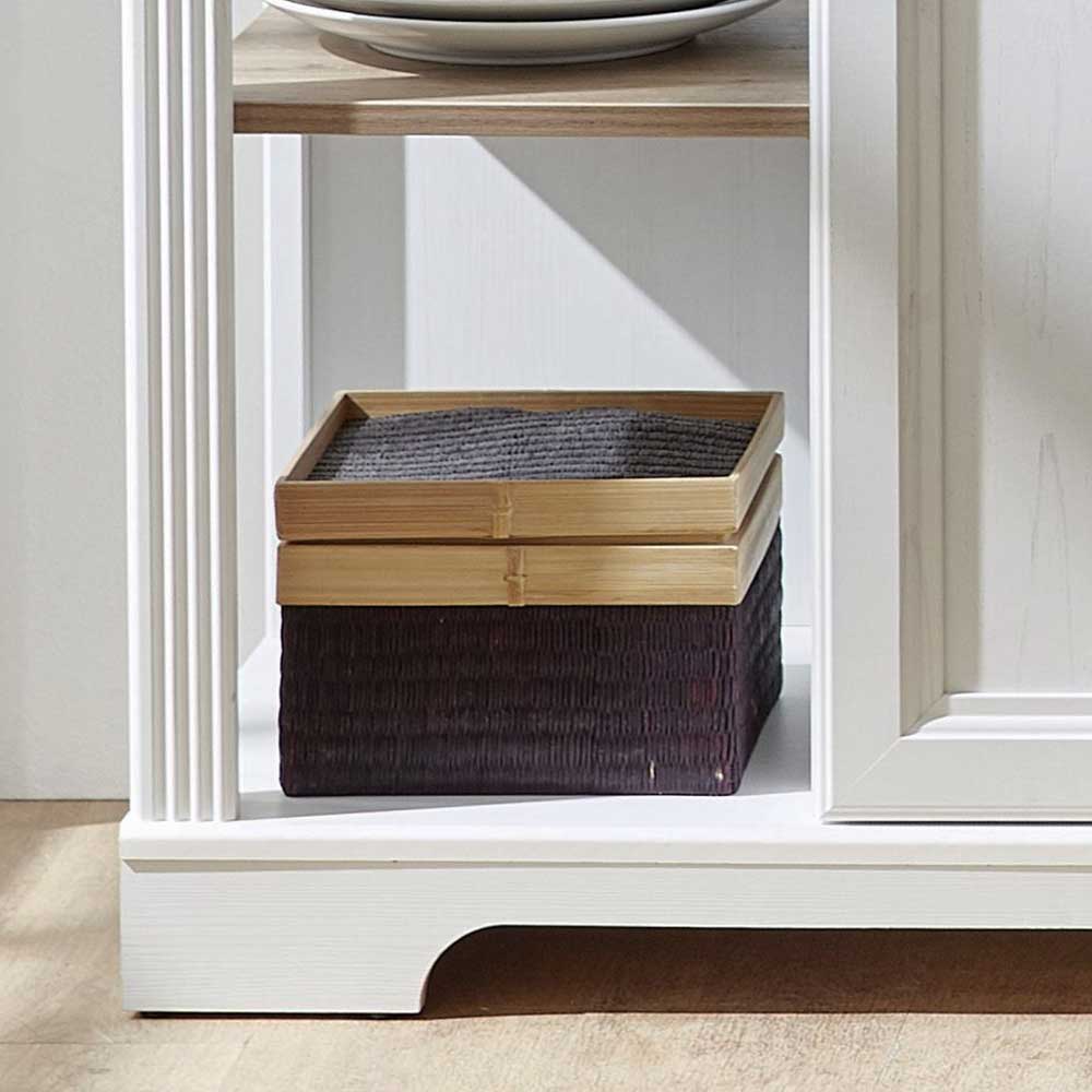171x102x48 Sideboard in Weiß & Eiche - Sinolita