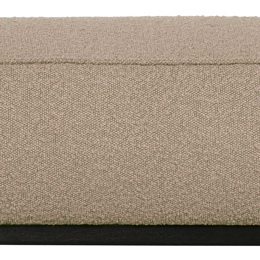 80x40x55 Hocker in Beige Bezug aus Boucle - Ryona