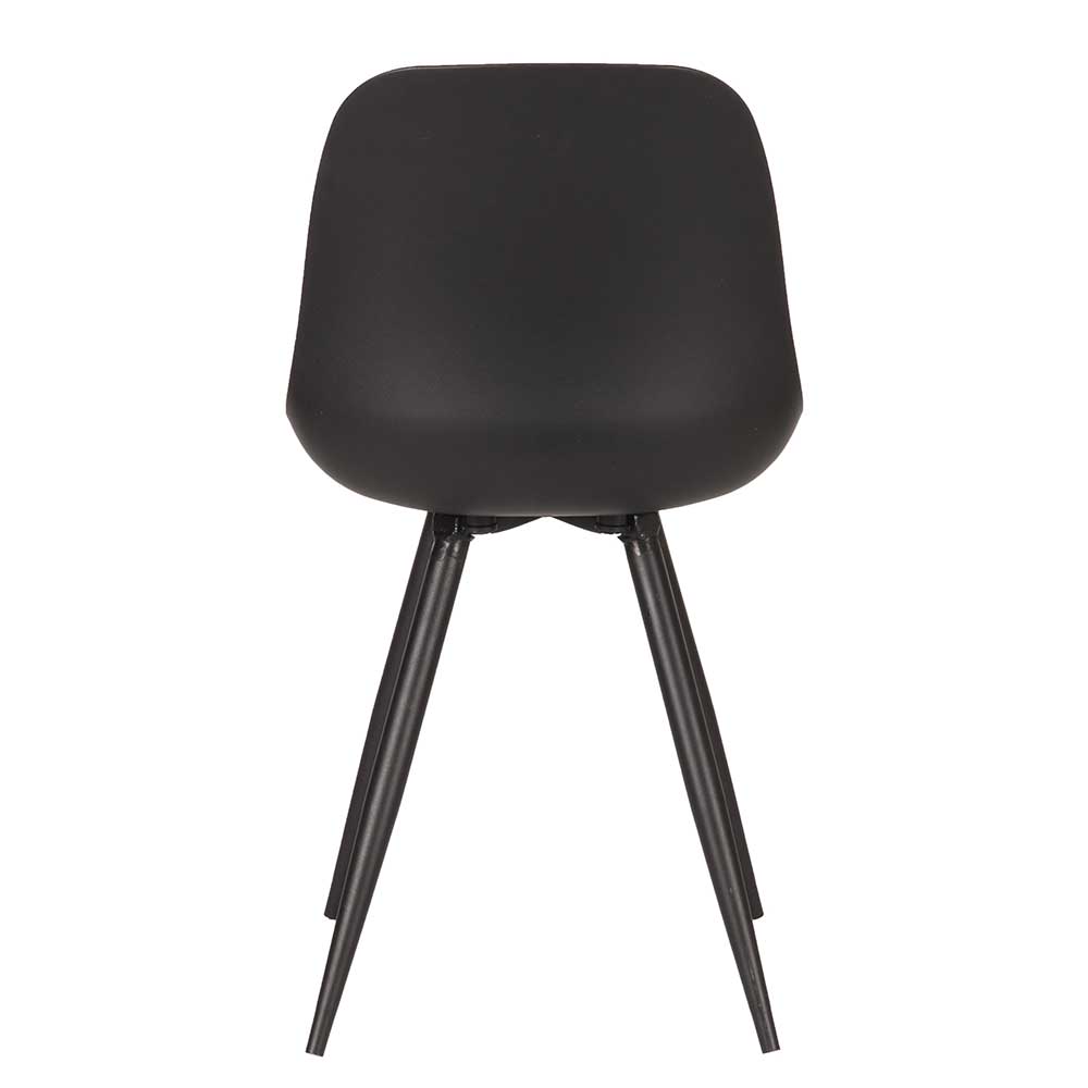 Design-Schalenstuhl in Schwarz - Scando (2er Set)