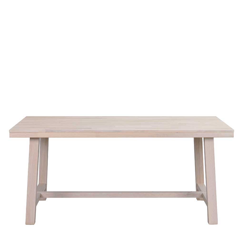 Esszimmer 4-Personen Gruppe White Wash - Dioca (fünfteilig)