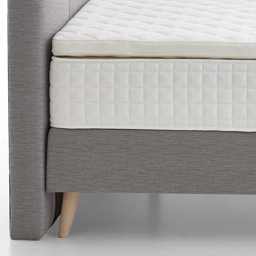 180x200 Boxspringbett mit Matratze & Topper - Slope
