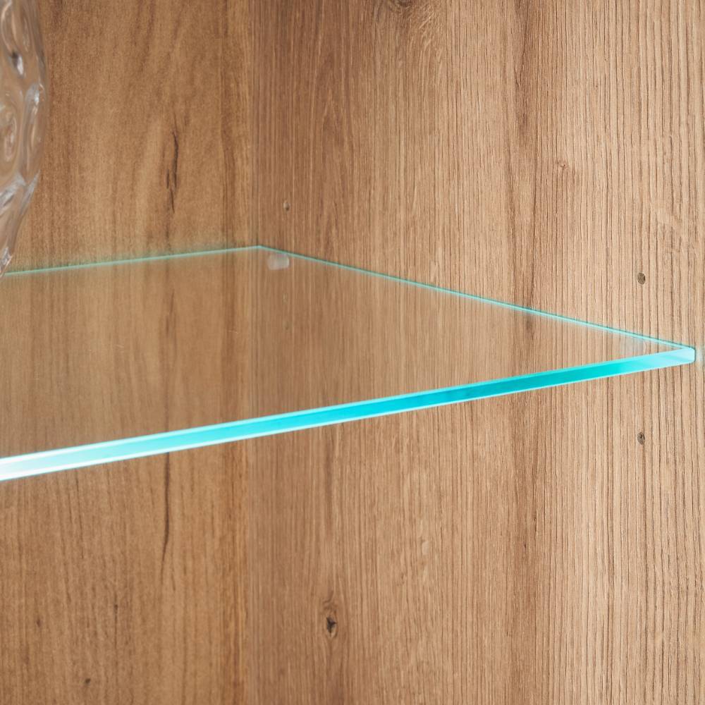 Sideboard Vitrine in Eiche Dekor - Brocus