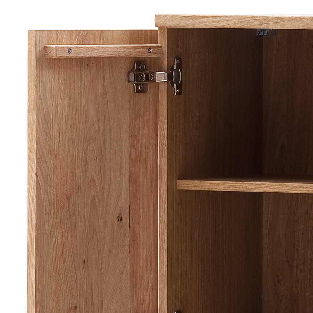90x136x37 Stauraumvitrine als Highboard - Crupean