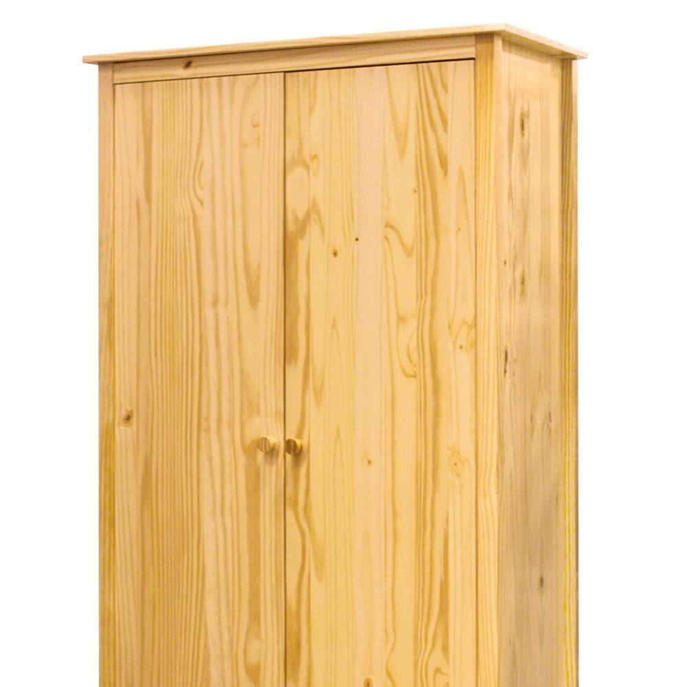 Kiefernholz Kleiderschrank in Natur - Ekorena