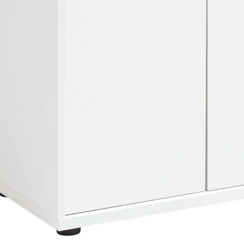 65x147x35 2-türiger Officeschrank in Weiß - Radiassu