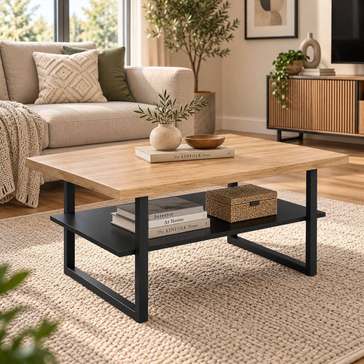 Wohnzimmer Tisch in Eichefarben - Mantua