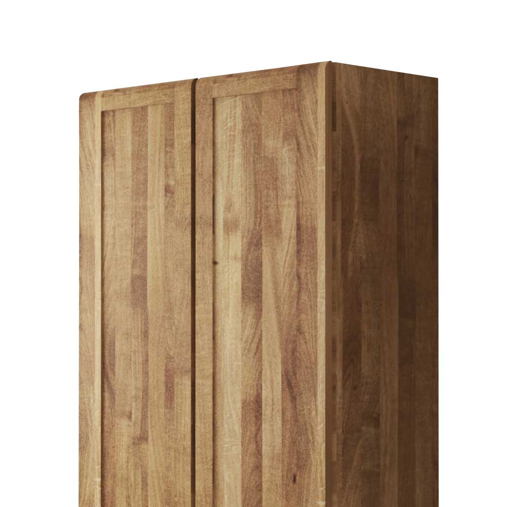 Holzschrank Vaskov aus Wildeiche Massivholz