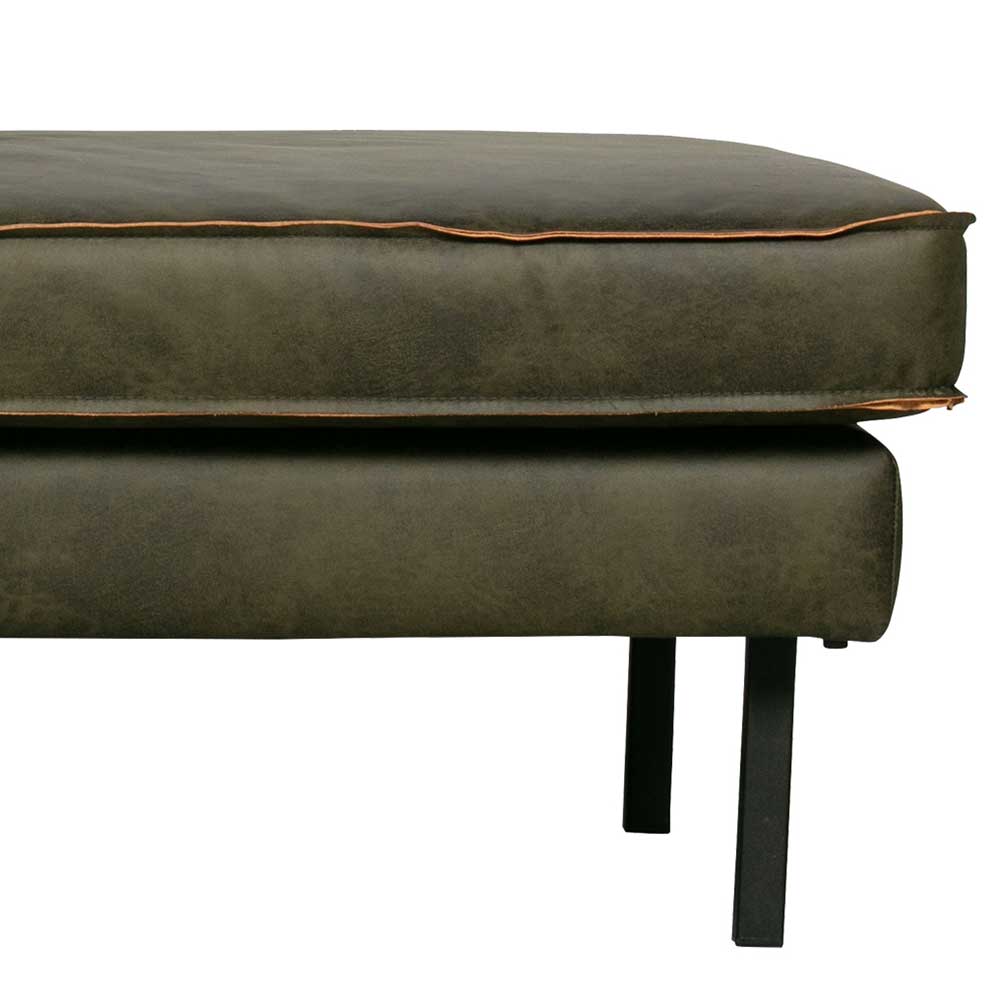 3er Retro Couch in Oliv Grün - Gonlamo