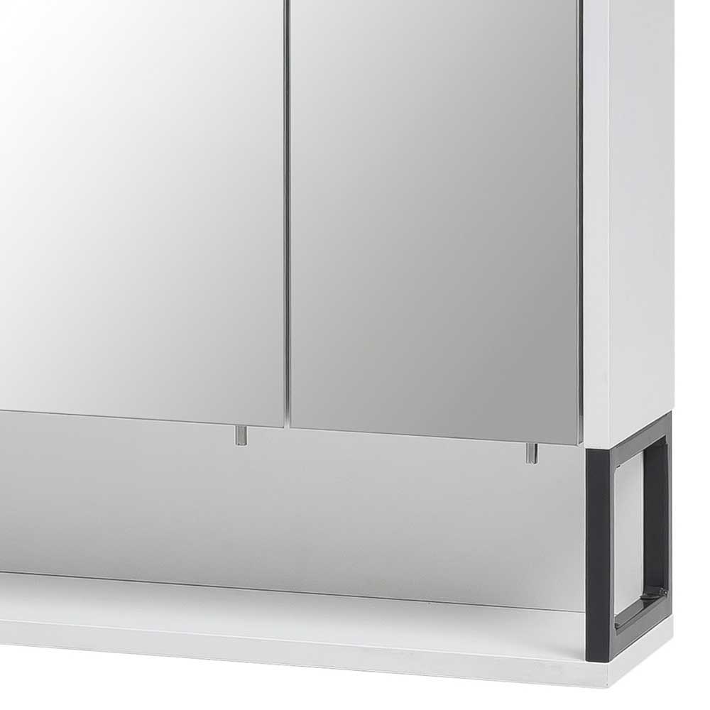 Waschbeckenschrank mit Spiegelschrank Set - Ismilav (zweiteilig)