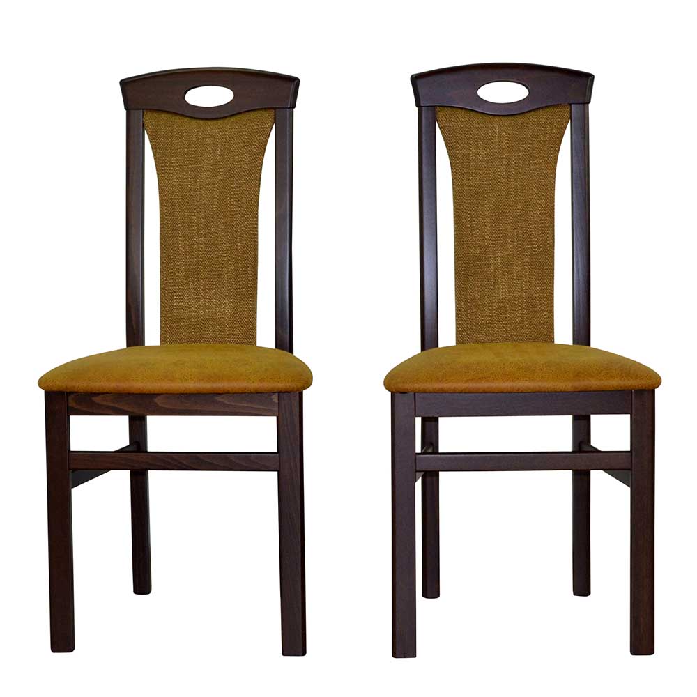 Stühle in Ocker & Nussbaum - Sobotta (2er Set)