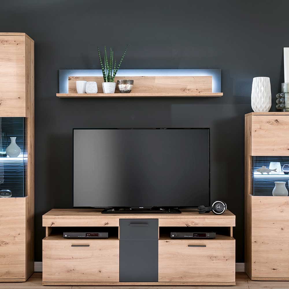 150x55x50 Fernseher Schrank zweifarbig - Vecenda