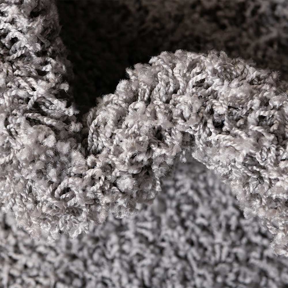 Teppich mit Hochflor in Hellgrau - Sirias