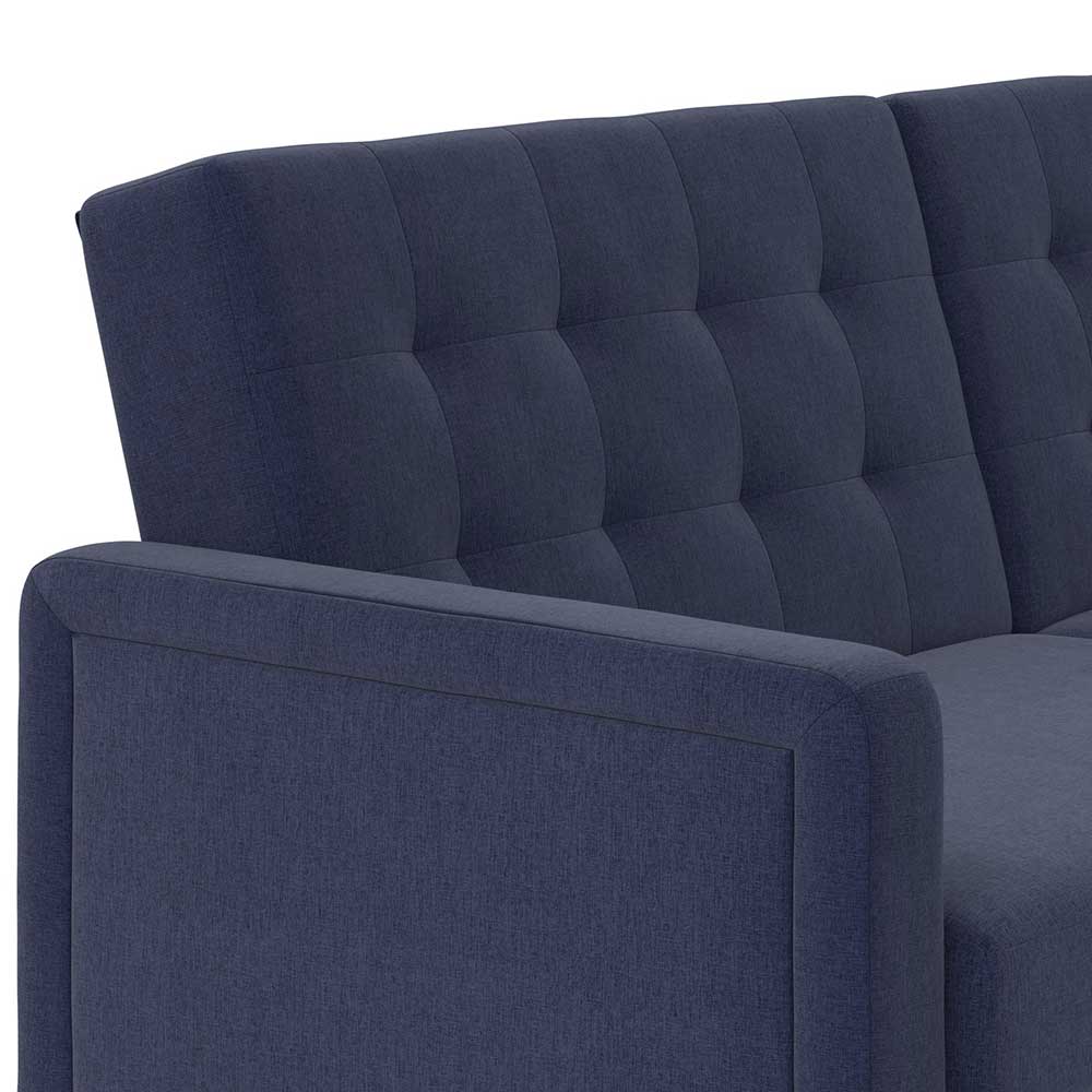 Klappcouch in Dunkelblau und Braun - Cablus