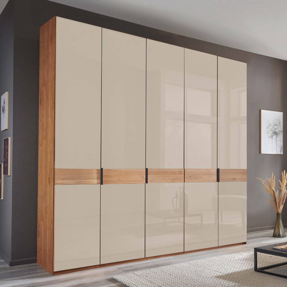 Glasfront-Kleiderschrank 236 cm hoch - Angelina