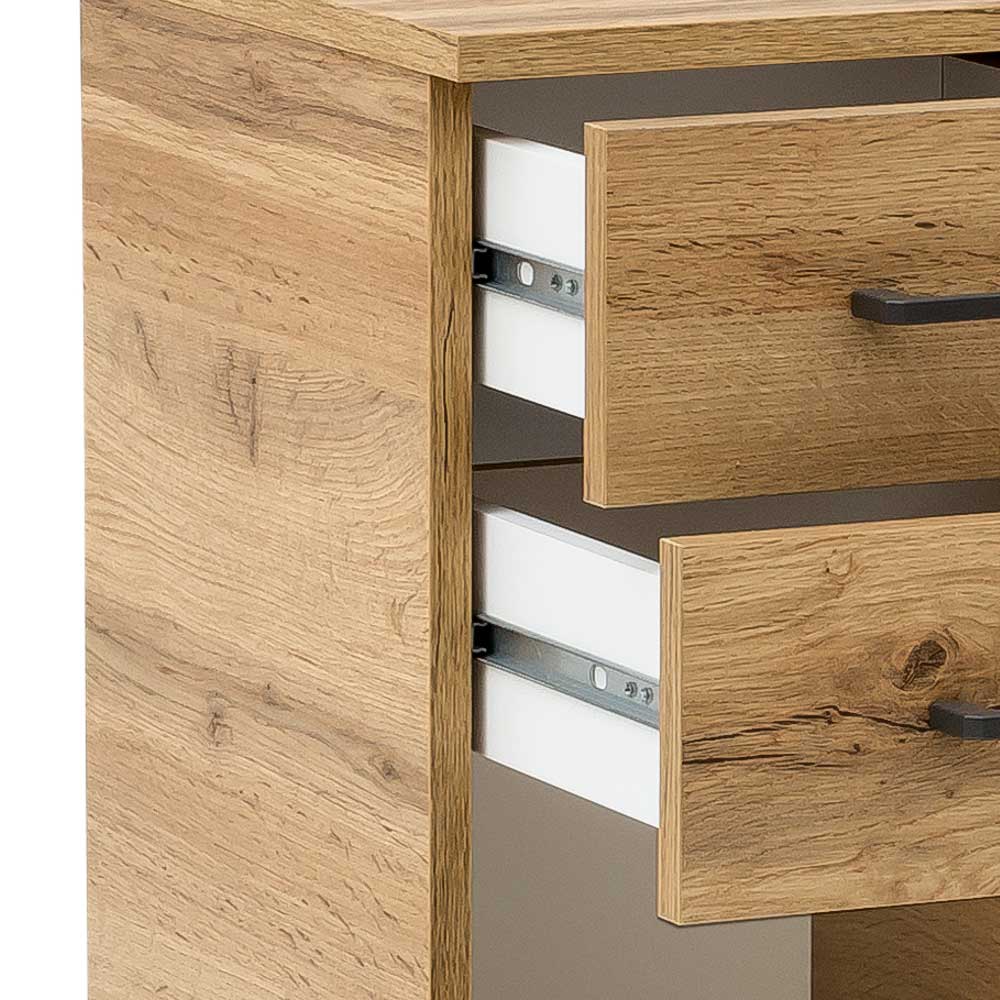 31x89x33 Günstiger Badschrank in Wildeiche Touchwood NB - Jessmi