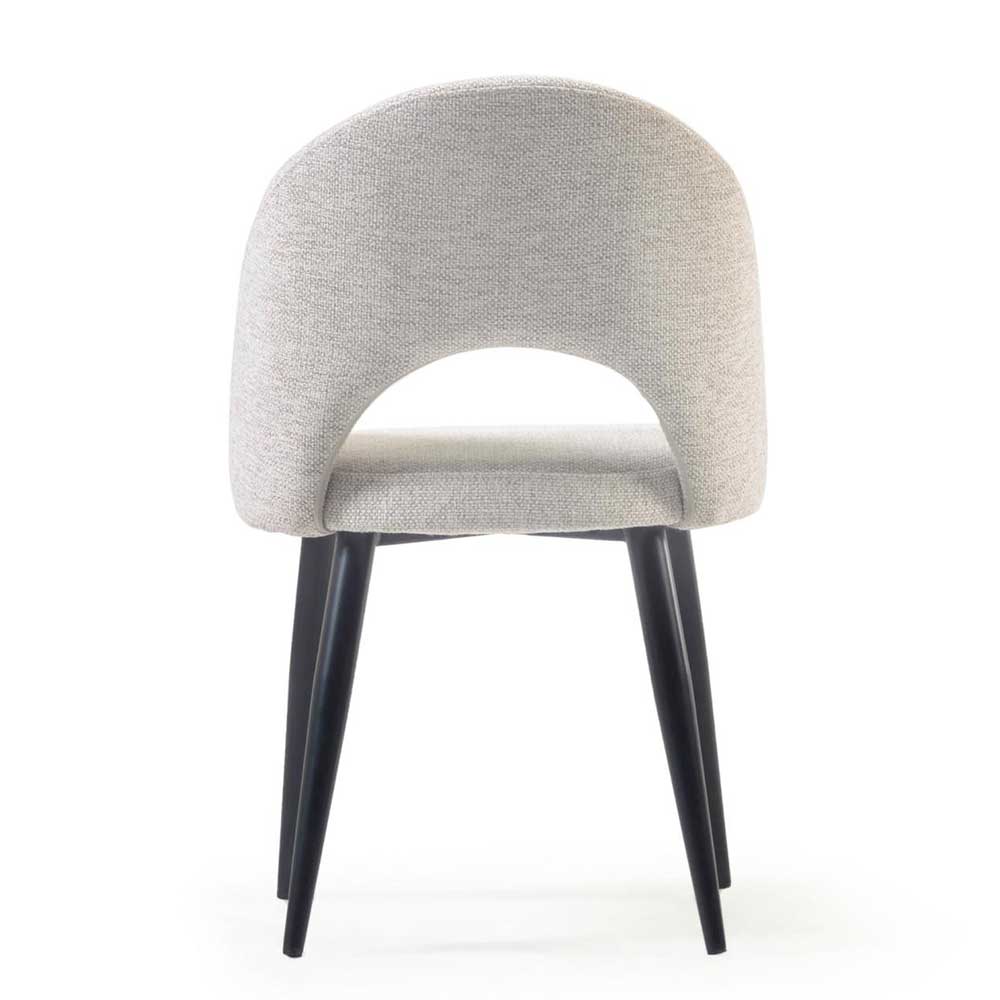 Küchenstühle in Beige & Schwarz - Setrevi (4er Set)