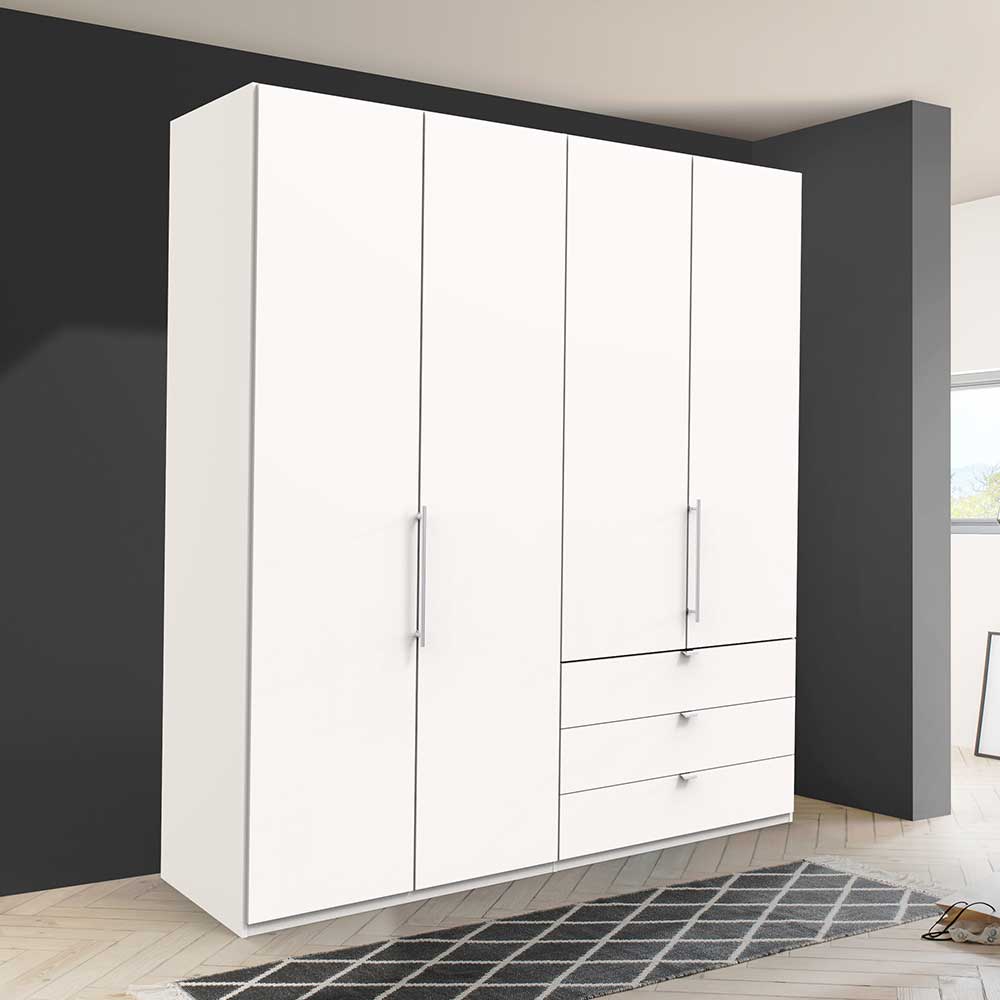 Kleiderschrank fürs Schlafzimmer in Weiß - Donpiave