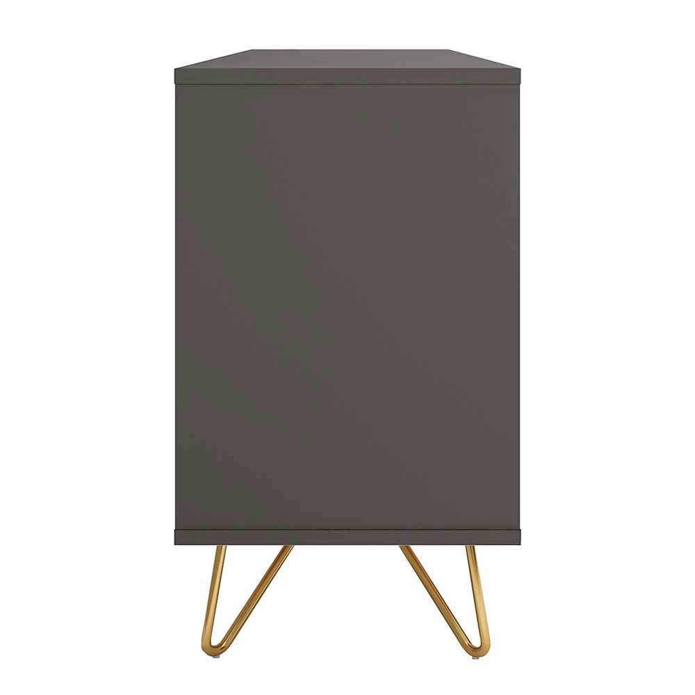 Sideboard in Grau & Gold - Tajibo