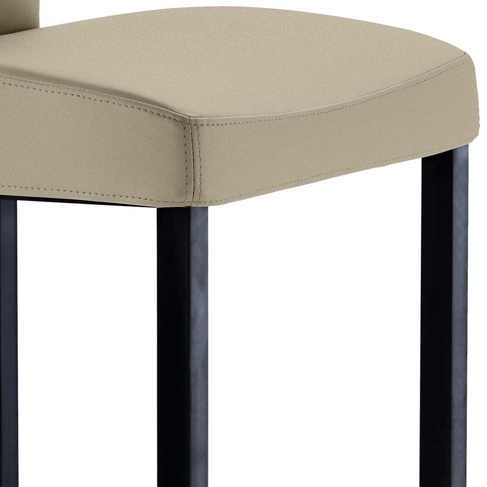 Küchenhocker mit Rückenlehne - 65 cm Sitzhöhe - Vrona