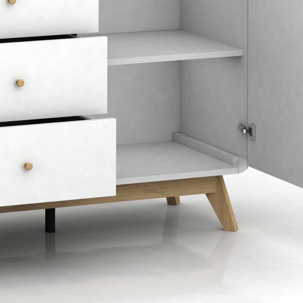 Günstiges Skandi Sideboard aus MDF - Kolreva