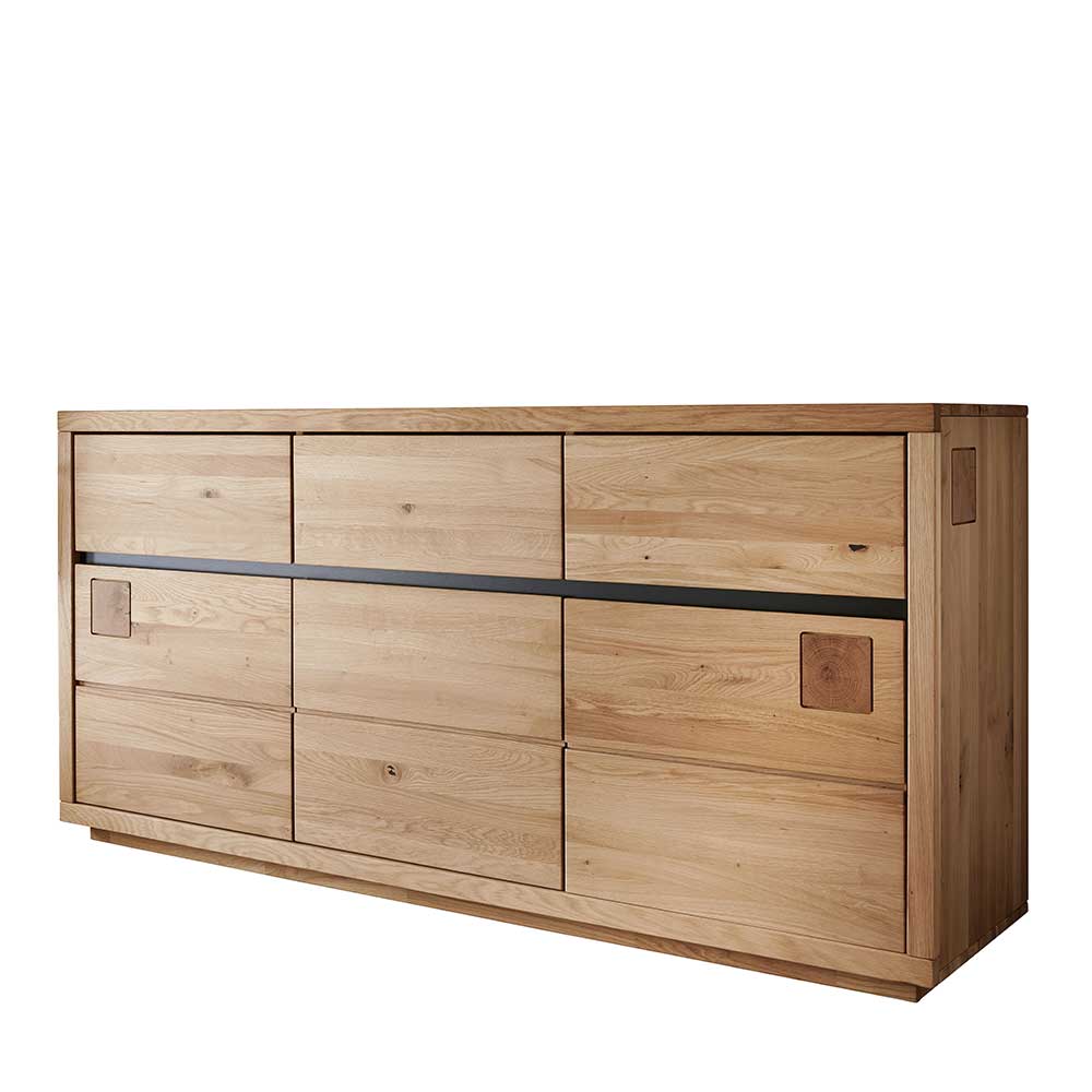 175x85x45 cm Massivholz Sideboard auf Sockel - Embleys