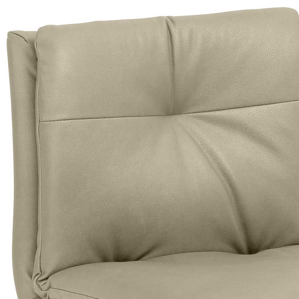 Gepolsterter Barstuhl in Taupe & Schwarz - Cantabry