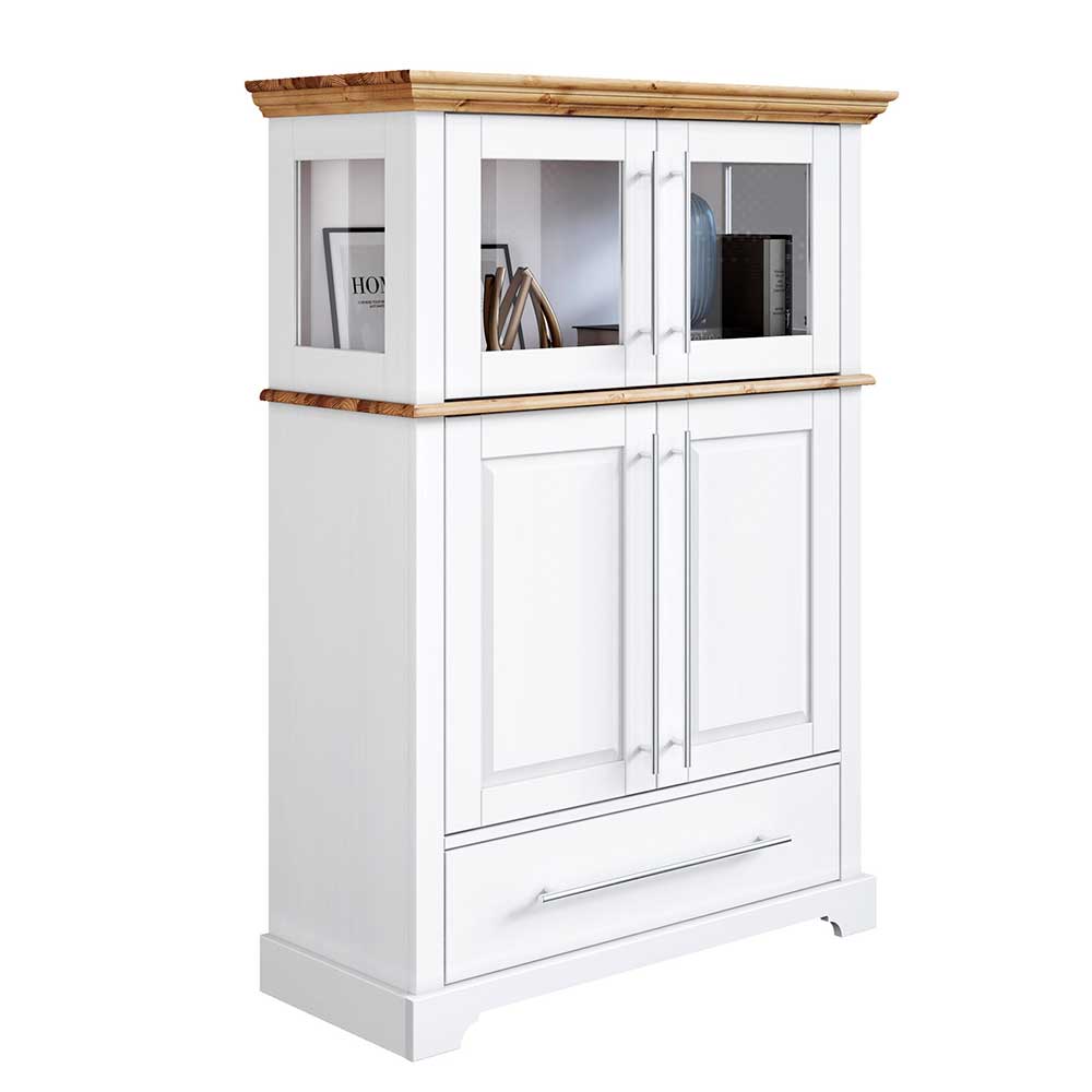 Modern Country Wohnzimmerschrank zweifarbig - Eyzaco
