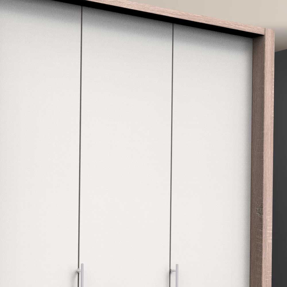 Schlafbereich Kleiderschrank mit Folierung - Vaclyn