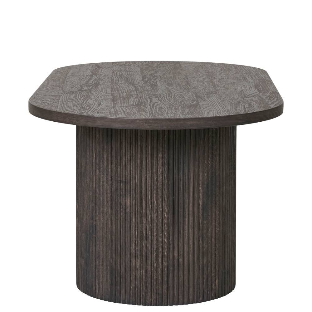 Scandi Wohnzimmertisch in Dunkelbraun Holzoptik - Nirameso