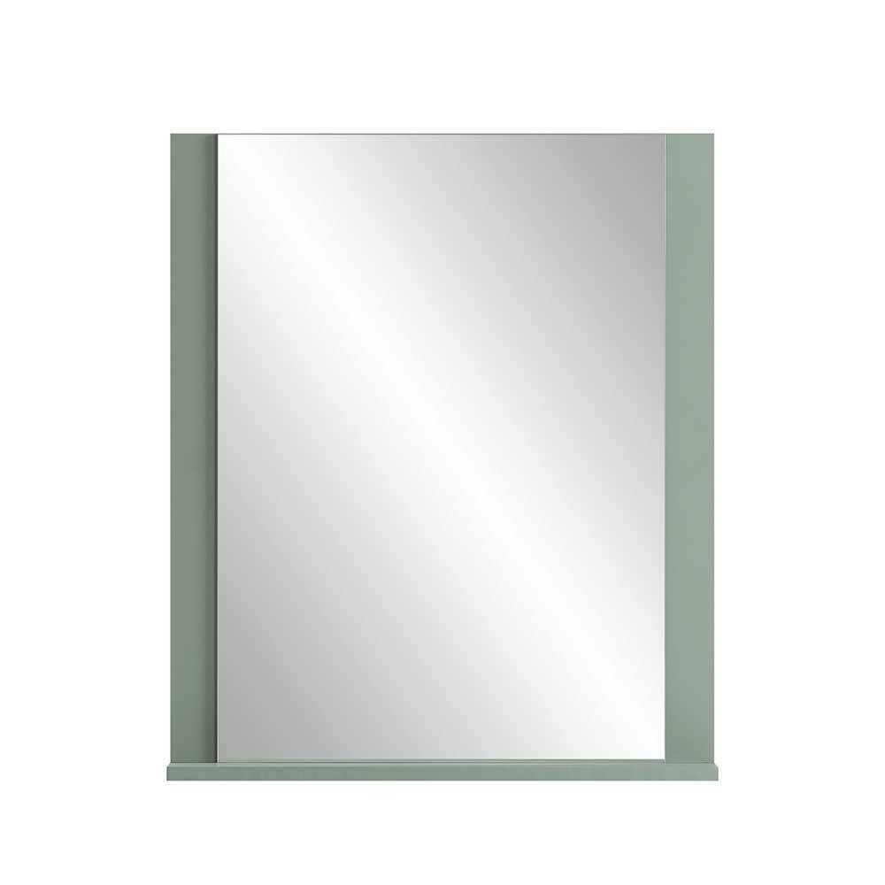 Graugrüner Spiegel mit Ablage - Velmarun