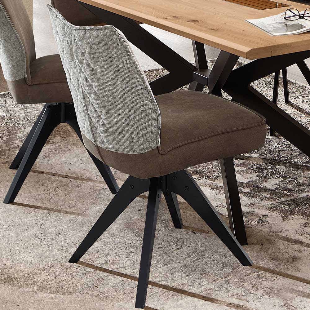 Design Polsterstühle drehbar - Zavana (2er Set)